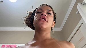 i couldn't resist the brazilian masseur and sat on top during our interracial session