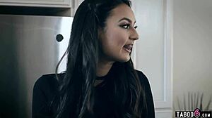 Young 18+ woman outsmarts her coworker after work