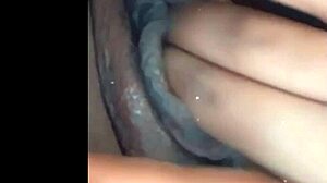 Look at her rubbing that pussy with big tits and ass while fingering