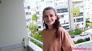 She arrived with her husband but he disappeared leaving his pregnant wife alone in my room