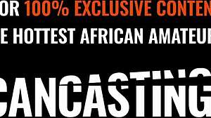 Real Busty Ebony Teen Cutie Gets Slammed in Rough Interracial Casting Session