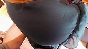 Generous Girl Pulls Panties Aside For Kitchen Fuck