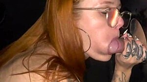 Big Ass Blonde Wife And Redhead Friend Suck Huge Cocks At Gloryhole