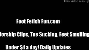 Who Knew My Tiny 18+ Feet Would Look So Tempting Covered In Cum After Footjob Femdom Action