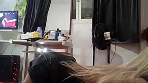 stepdaughter caught masturbating and punished with sex toy