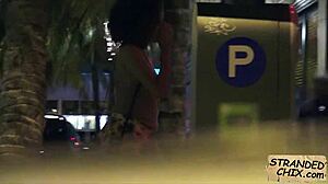 Curly hair beauty hints at outdoor fucking with julie kay