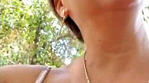 Blonde milf reaches ORGASM through intense MASTURBATION with natural tits