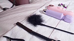 Play SM with Asian Big Boots Girlfriend