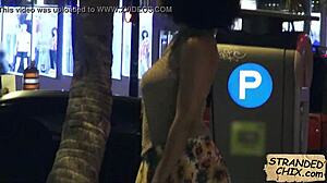 Curly hair beauty hints at outdoor fucking with julie kay