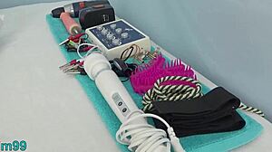 extreme bdsm japanese female bound tormented with electro devices for multiple screaming orgasms over one hour