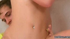 Doc, can you believe this hymen checkup turns into watching the virgin chick get fucked in a threesome?