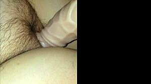 Dildo Too Big For D Bbw Duca Wife's Hairy Pussy Screaming