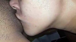 My girlfriend makes me come in bathroom with her squirting blowjob