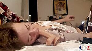 i watch french amateur in black white satin panties do doggystyle