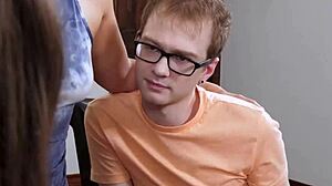 Brother Releases Pent-Up Tension in Hardcore 4K Sex with Step Sister and Stepmom - FamXXX