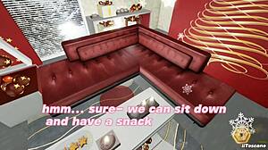 i feel so connected visiting my friend in snowy winter for pov sex