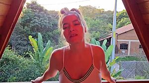 My Mouth Filled With Cum After Sucking Cock In Airbnb Cabin?