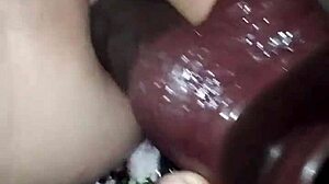 my cuckold opens my ass wide and i cum like crazy from ass and pussy