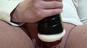 fleshlight fuck.. oh man close up cumshot feels so intense..