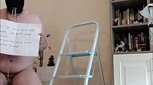 do you think this slave can handle being mated hard by his dominant french mistress in chains?