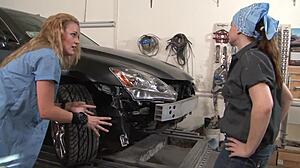 blonde ariel stoman and redhead daisy layne get horny as pussy licking lesbians with fingering and kissing