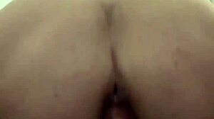 pussy gets stretched out by monster cock and brunette toys in intense fucking