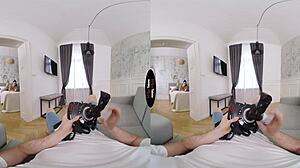 virtual taboo pov with big tits brunette handjob and blowjob feels real