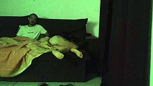 Amateur milf housewife divides sofa with not son in intriguing bareback doggystyle session on workout shorts