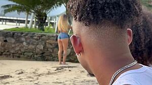 Monster Cock Big Black Cock Interracial Action As Casal Black Picks Up Brunette Emo Latina From Beach For Bisexual Kissing And Ass Play