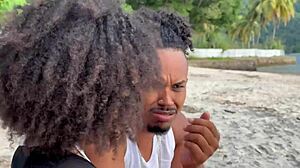 Monster Cock Big Black Cock Interracial Action As Casal Black Picks Up Brunette Emo Latina From Beach For Bisexual Kissing And Ass Play