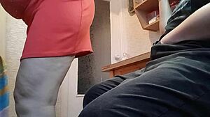 Why Masturbate With Clothes On To Avoid Stepmom In Kitchen?