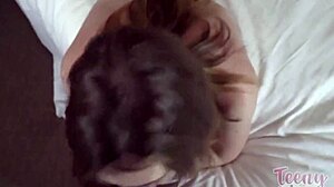 i love how babysitter claire roos in glasses rides cowgirl and takes creampie from boss seth brogan