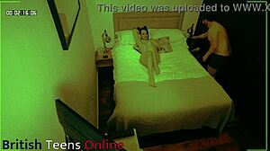 Intense voyeur couple fucking hard in air bnb session!