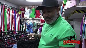 presente para minha esposa turns into first time anal with brazilian blowjob and buttplug in lingerie for beautiful natural tits!