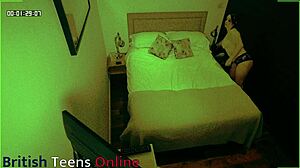 Intense voyeur couple fucking hard in air bnb session!