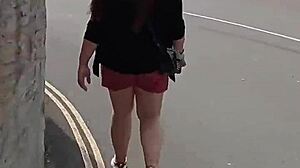 Hey, check out my wife smoking a cigarette.