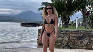 Monster Cock Big Black Cock Interracial Action As Casal Black Picks Up Brunette Emo Latina From Beach For Bisexual Kissing And Ass Play