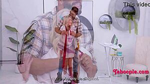 Tiny Taboo Girl Takes 10 Inch Cock