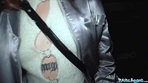 PUBLIC AGENT GINGER HAIRED BABE SQUIRTS ALL OVER MY COCK IN ROUGH OUTDOOR POV SEX WITH CUMSHOT!