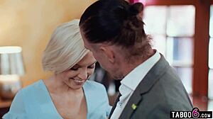 Wife Brings Home Blonde Big Tits Girl For Husband's Monster Cock Threesome With Blowjobs And Pussy Sex