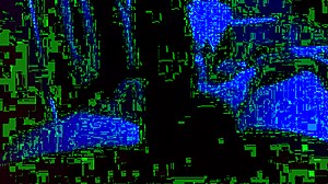 Intense cock sucking session in blue room with ebony performer