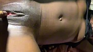 Amateur step teen 18+ takes wet pussy creampie in homemade video