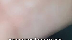 Hey, unexpected Tinder surprise with mother-in-law home leads to forbidden sex on stairs