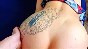 College girl takes first anal pounding