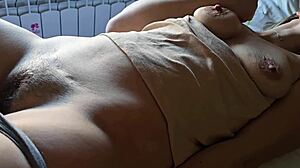 Shameless Stepsister Allows Brother To Rub Dick On Her Wet Panties Leading To Hairy Pussy Close-Up And Homemade Couple Action With Toys