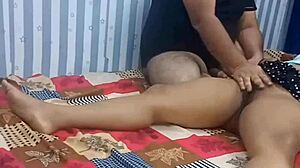 What happens when a beautiful Indian stepdaughter gets naughty with her stepmom in deepthroat and doggystyle fun?