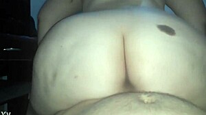 whoa, she's riding me reverse cowgirl with spanking until orgasm hits