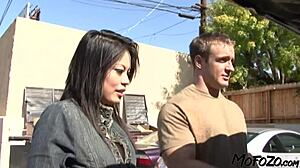 mofozo com shares real amateur homemade video of busty waitress