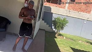 Invited Brazilian girls to beach house party for wild interracial action