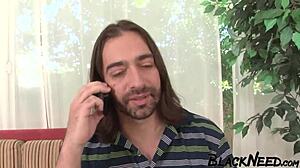 check out this busty milf in interracial group sex with big black cocks